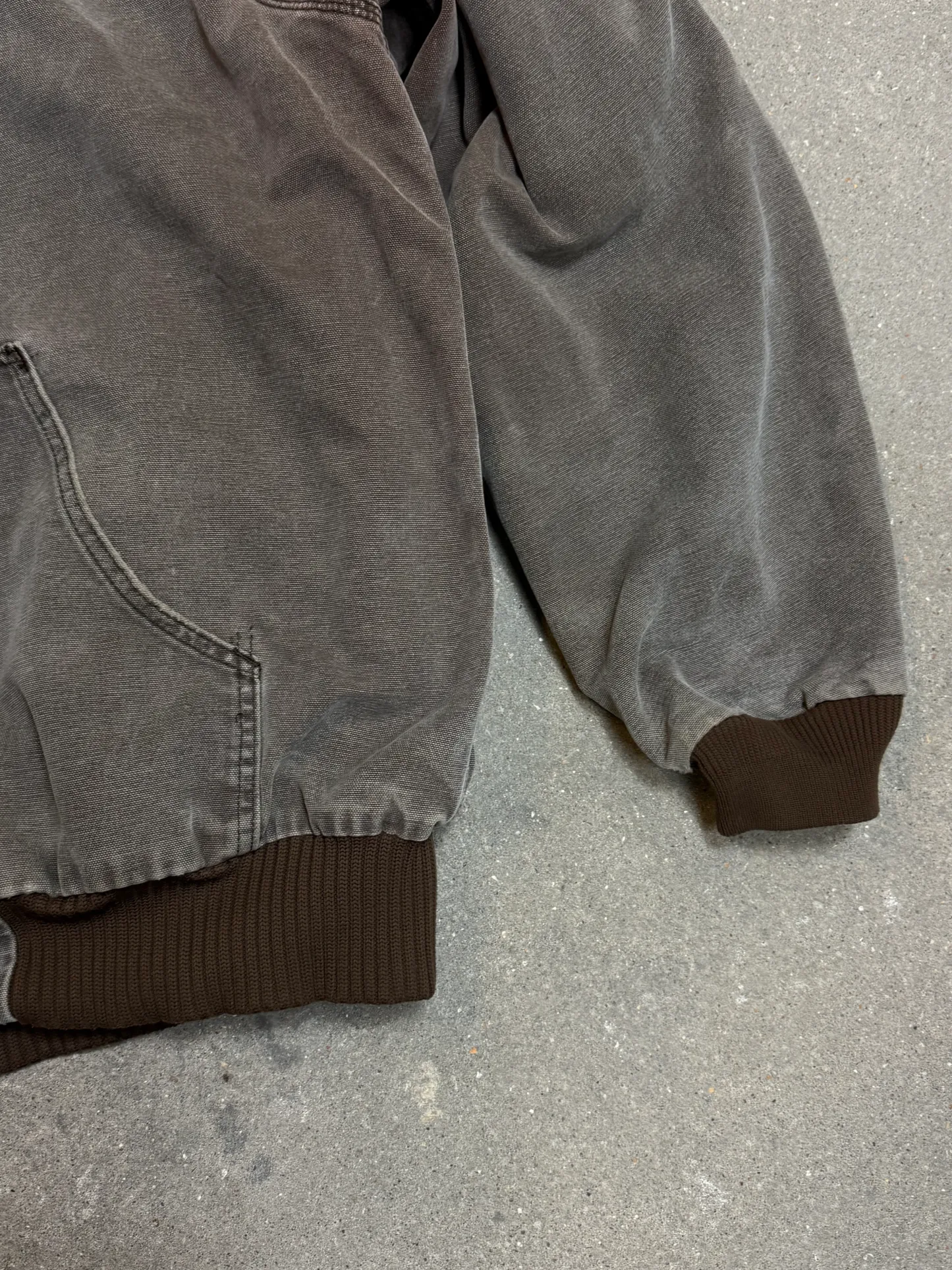 Rare 1990s Carhartt Active Jacket J130 CHT in Heavy Faded Chestnut (size XL) Made in USA