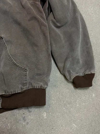 Rare 1990s Carhartt Active Jacket J130 CHT in Heavy Faded Chestnut (size XL) Made in USA