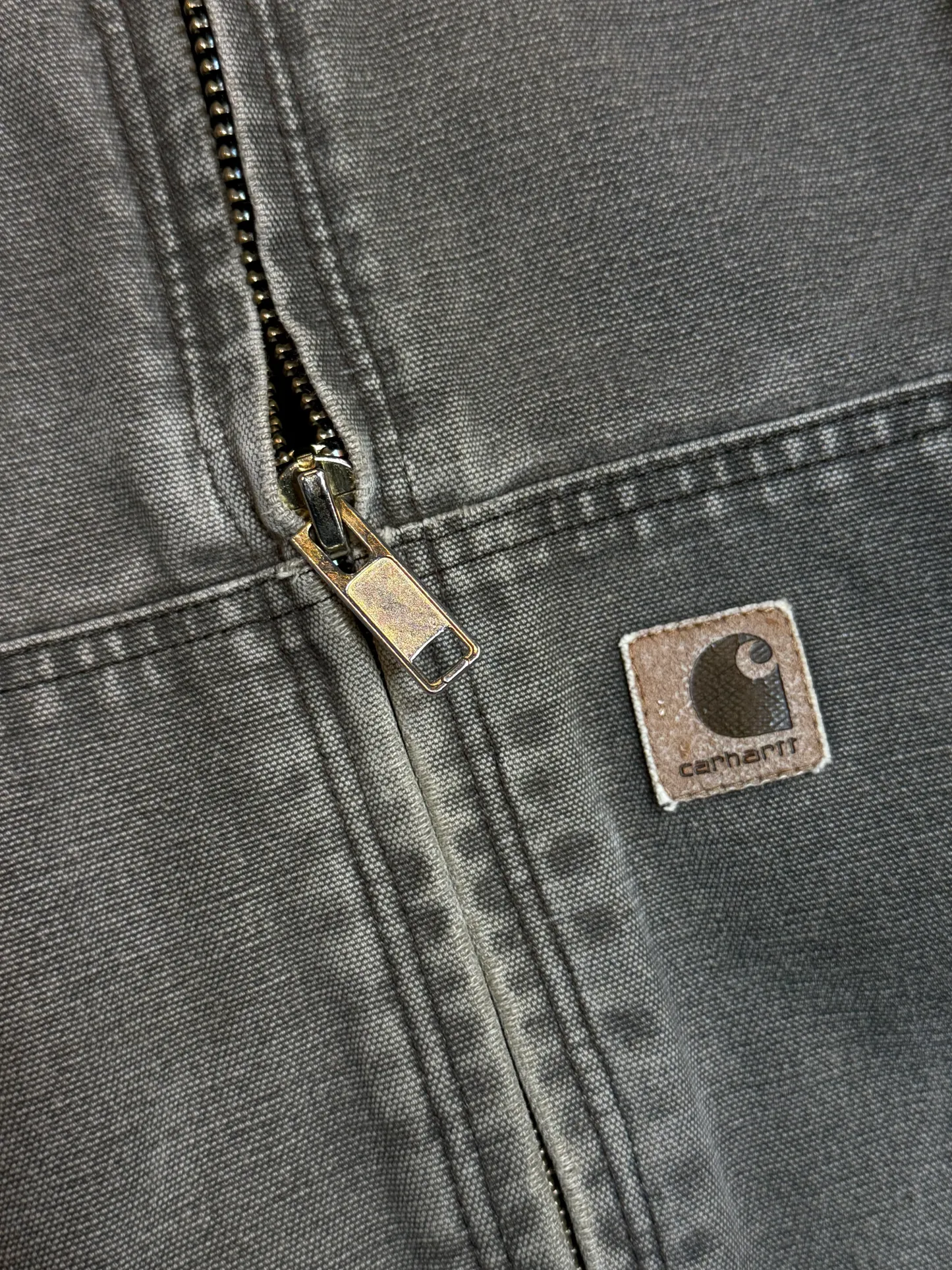 Rare 1990s Carhartt Active Jacket J130 CHT in Heavy Faded Chestnut (size XL) Made in USA