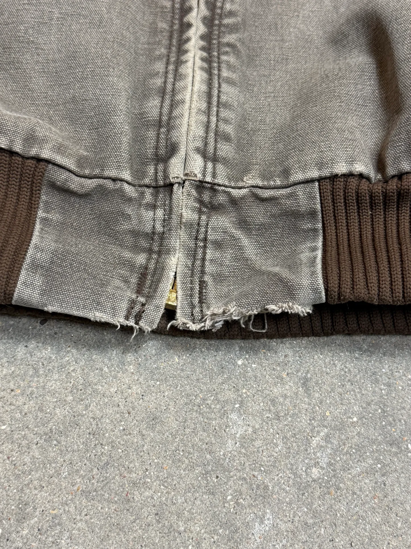 Rare 1990s Carhartt Active Jacket J130 CHT in Heavy Faded Chestnut (size XL) Made in USA