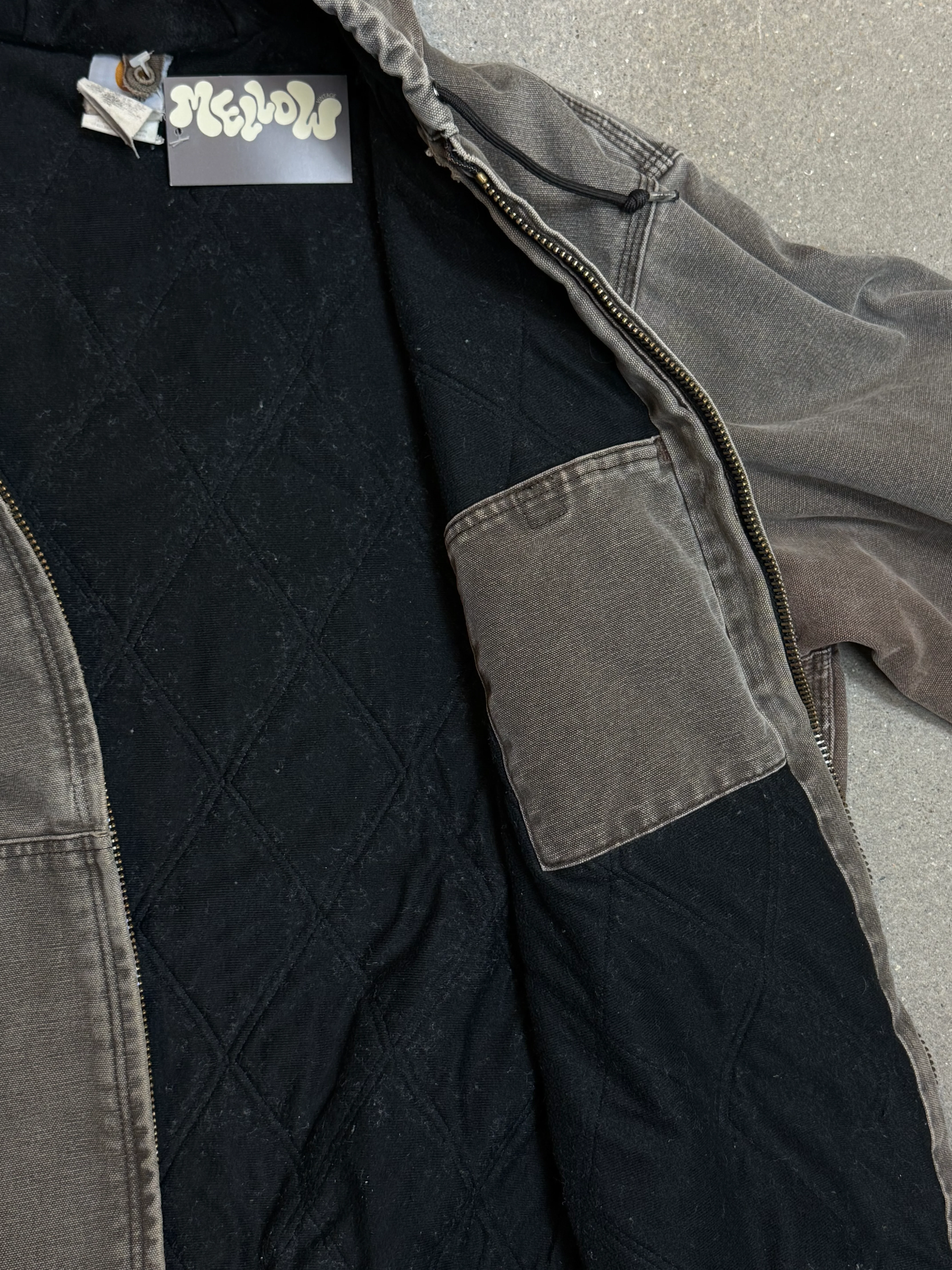 Rare 1990s Carhartt Active Jacket J130 CHT in Heavy Faded Chestnut (size XL) Made in USA