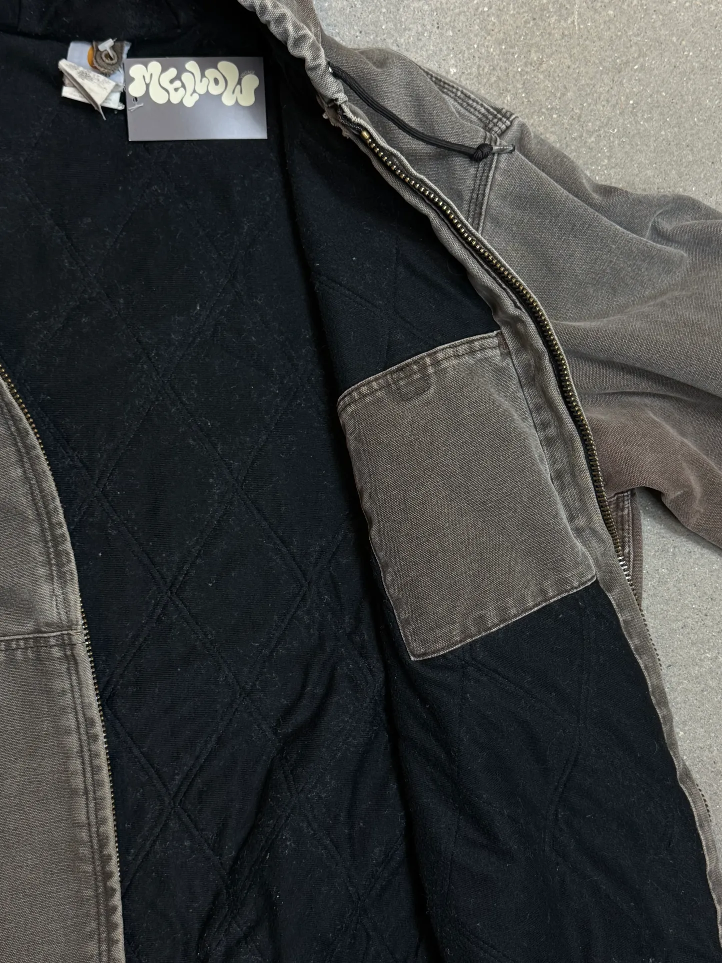 Rare 1990s Carhartt Active Jacket J130 CHT in Heavy Faded Chestnut (size XL) Made in USA