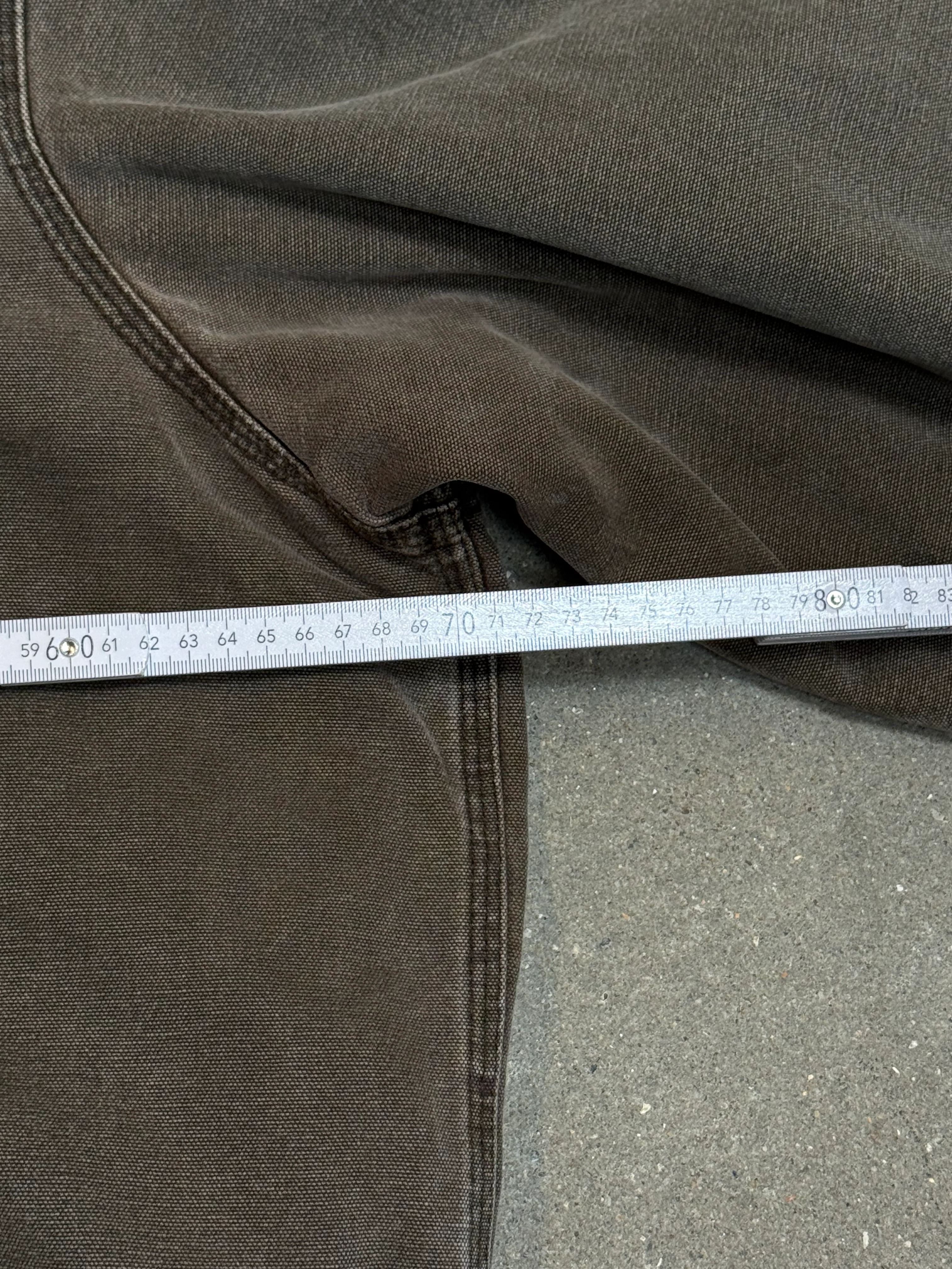 Rare 1990s Carhartt Active Jacket J130 CHT in Heavy Faded Chestnut (size XL) Made in USA