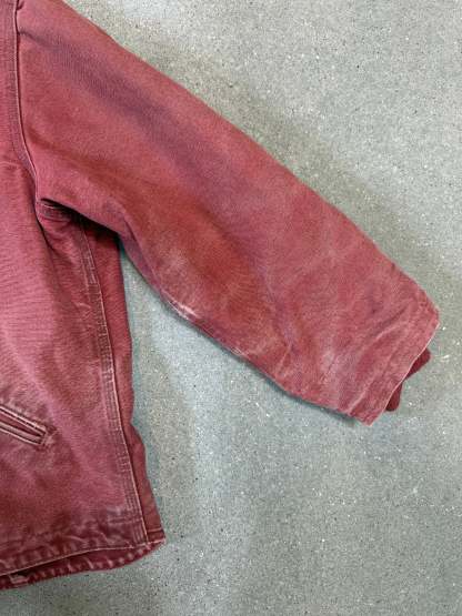 90s Carhartt Lined Sherpa Active Jacket WJ 141 VRS. faded salmon (womens L) (fits mens S)