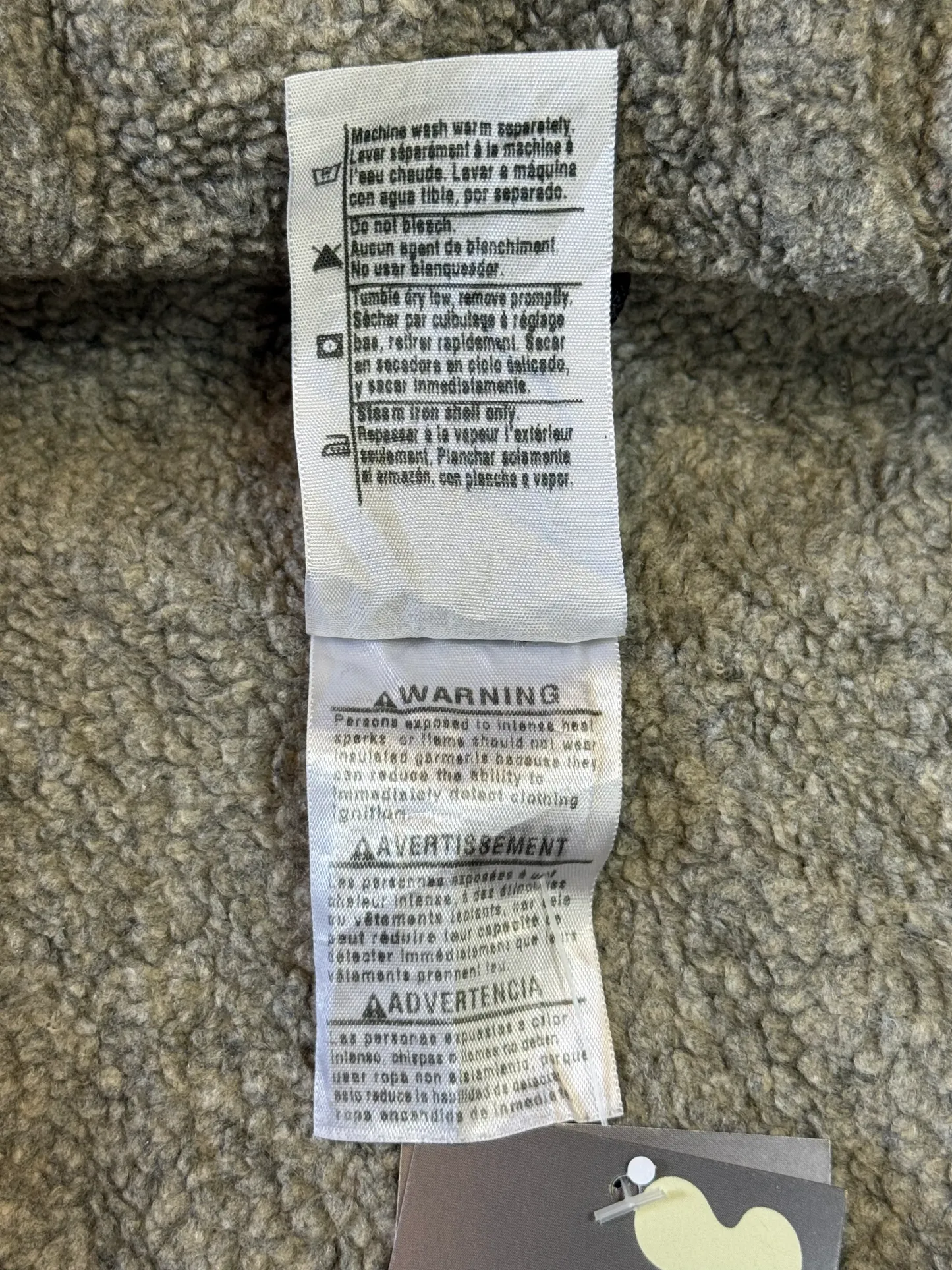 90s Carhartt Lined Sherpa Active Jacket WJ 141 VRS. faded salmon (womens L) (fits mens S)