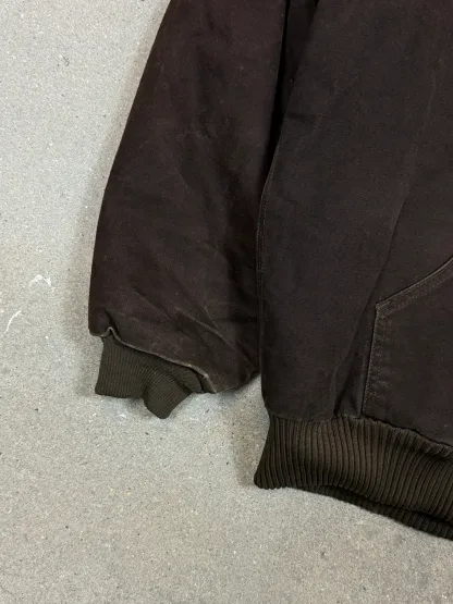 1990s Carhartt Active Jacket J130 DKB in Faded Brown (size XL) (X-Large Regular)