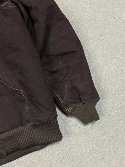 1990s Carhartt Active Jacket J130 DKB in Faded Brown (size XL) (X-Large Regular)