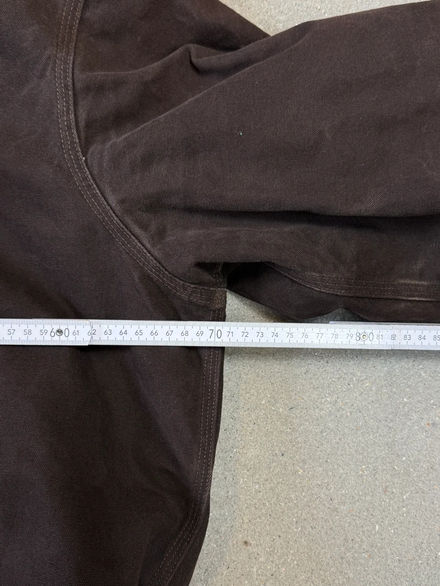 1990s Carhartt Active Jacket J130 DKB in Faded Brown (size XL) (X-Large Regular)