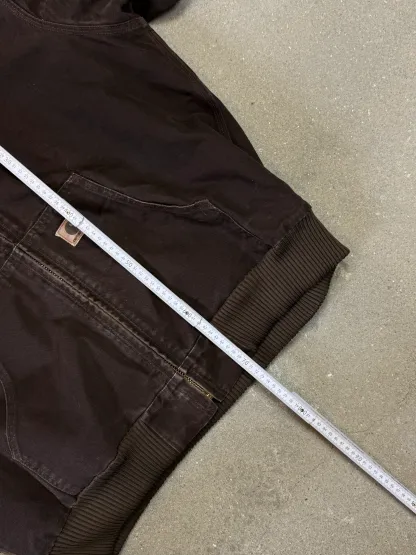 1990s Carhartt Active Jacket J130 DKB in Faded Brown (size XL) (X-Large Regular)