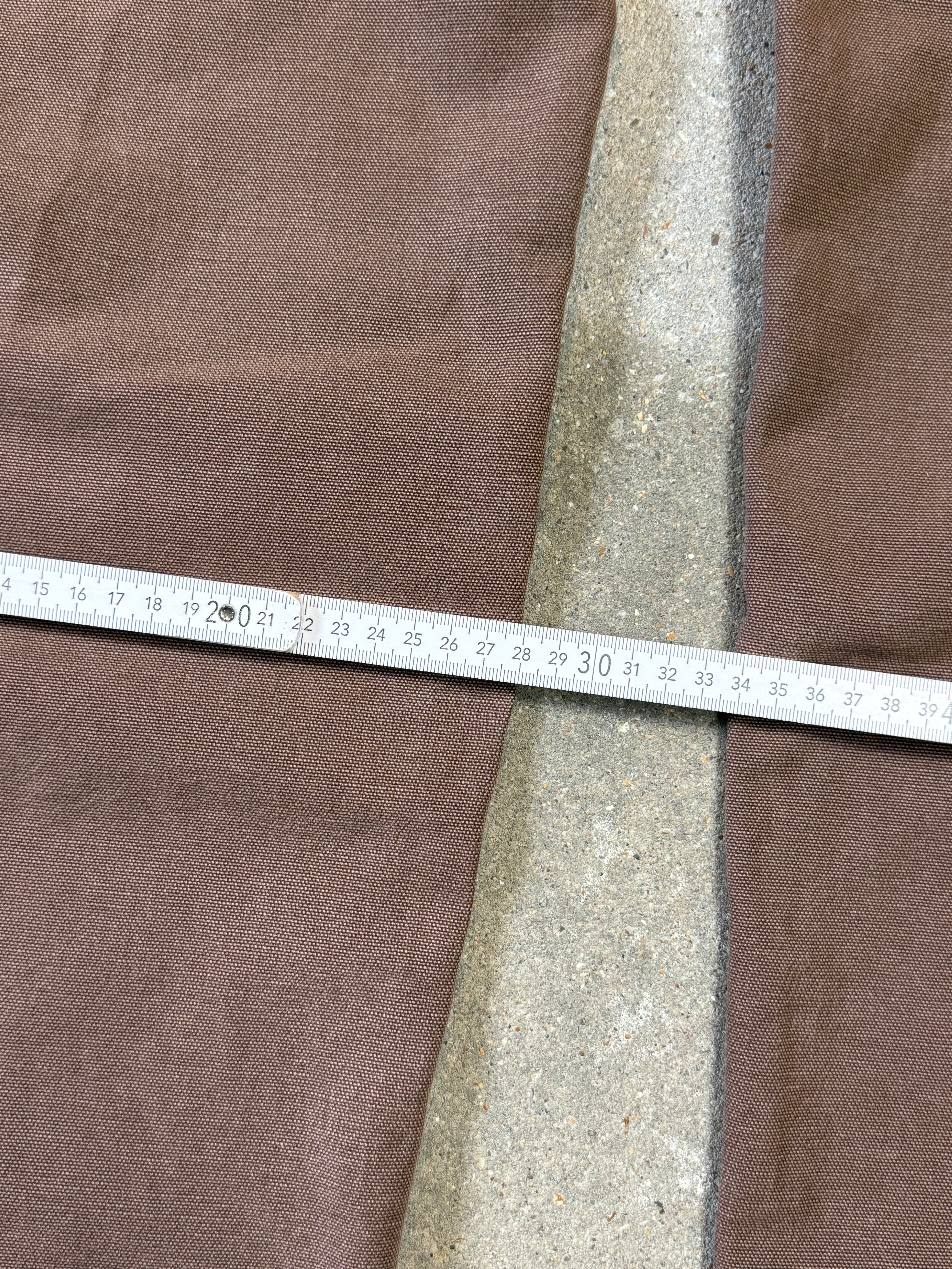 1990s Carhartt Baggy/Wide leg Cargo worker Pants in faded brown canvas. Size W34"L34 (fits W33"L34)