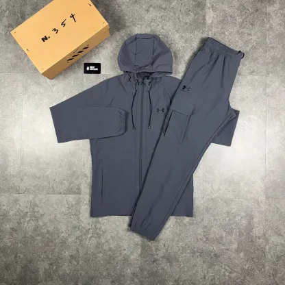 Under Armour Woven Tracksuit Grey