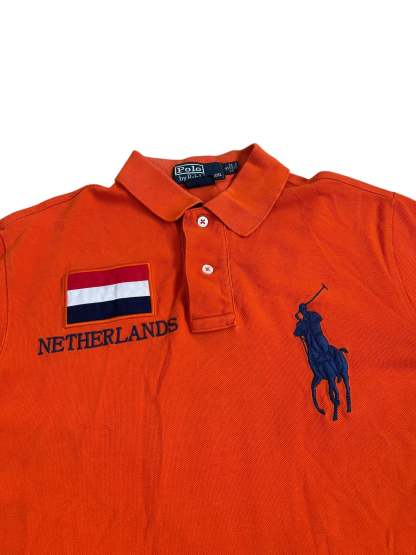 Polo Ralph Lauren Big Pony "NETHERLANDS" Flag Polo