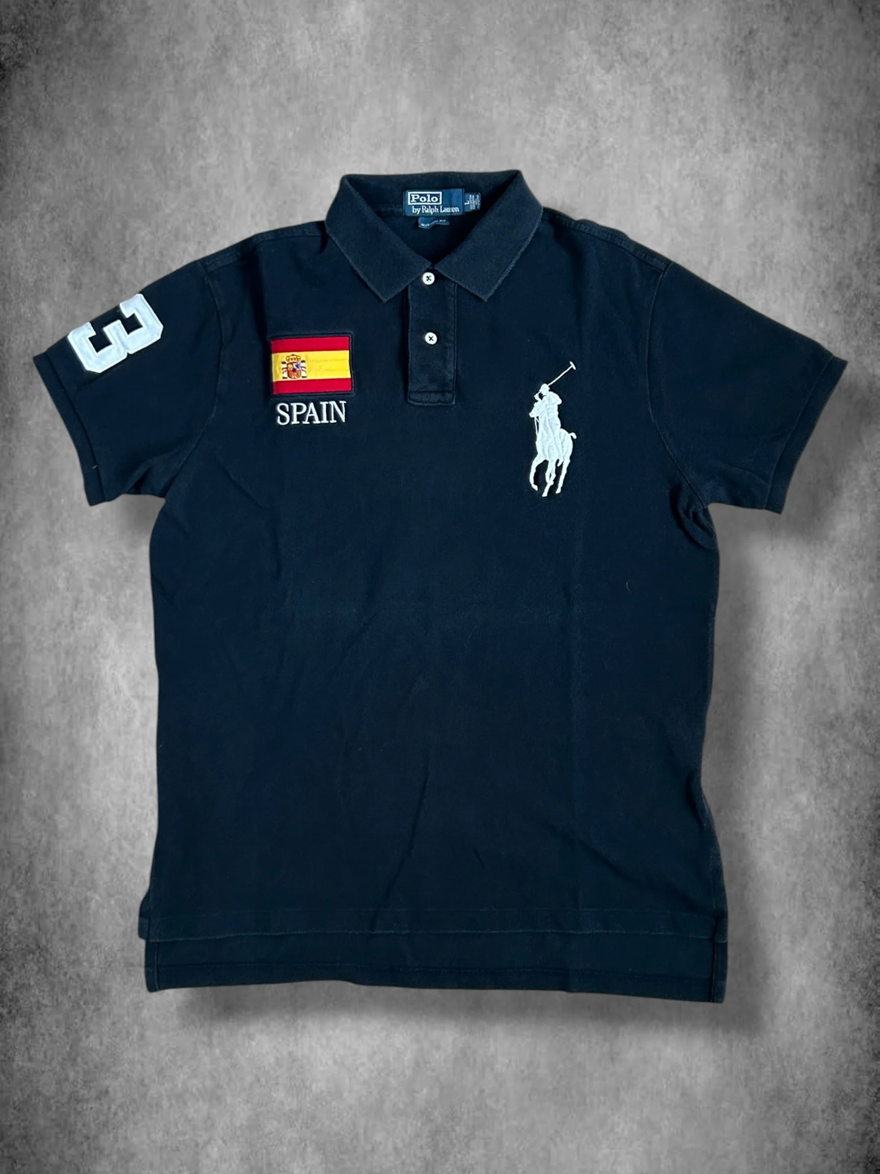 Polo Ralph Lauren Big Pony "SPAIN" Flag Polo