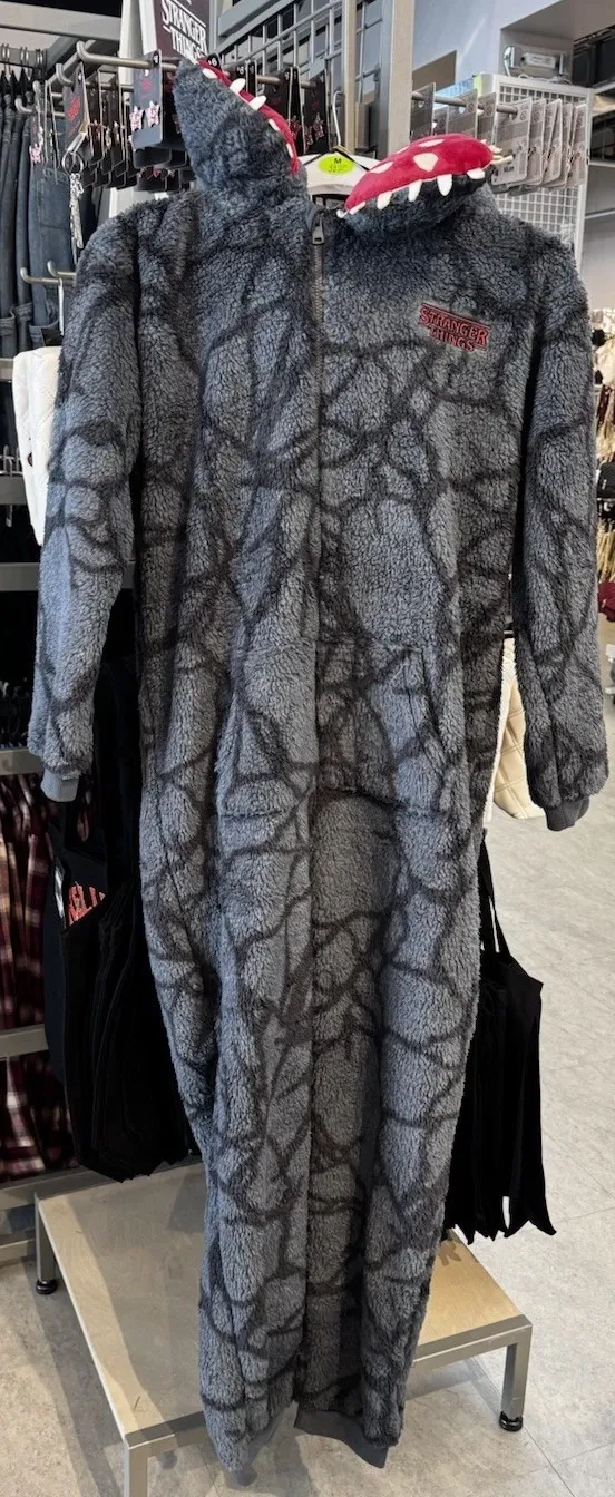 Demogorgan Adult Jumpsuit Zip Up Stranger Things x Primark SMALL New