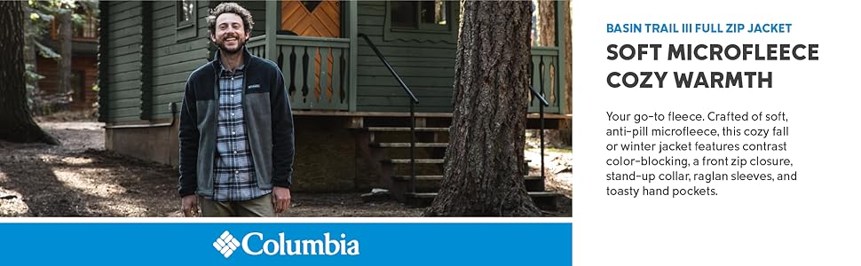 Columbia Men's Basin Trail III Full Zip Jacket