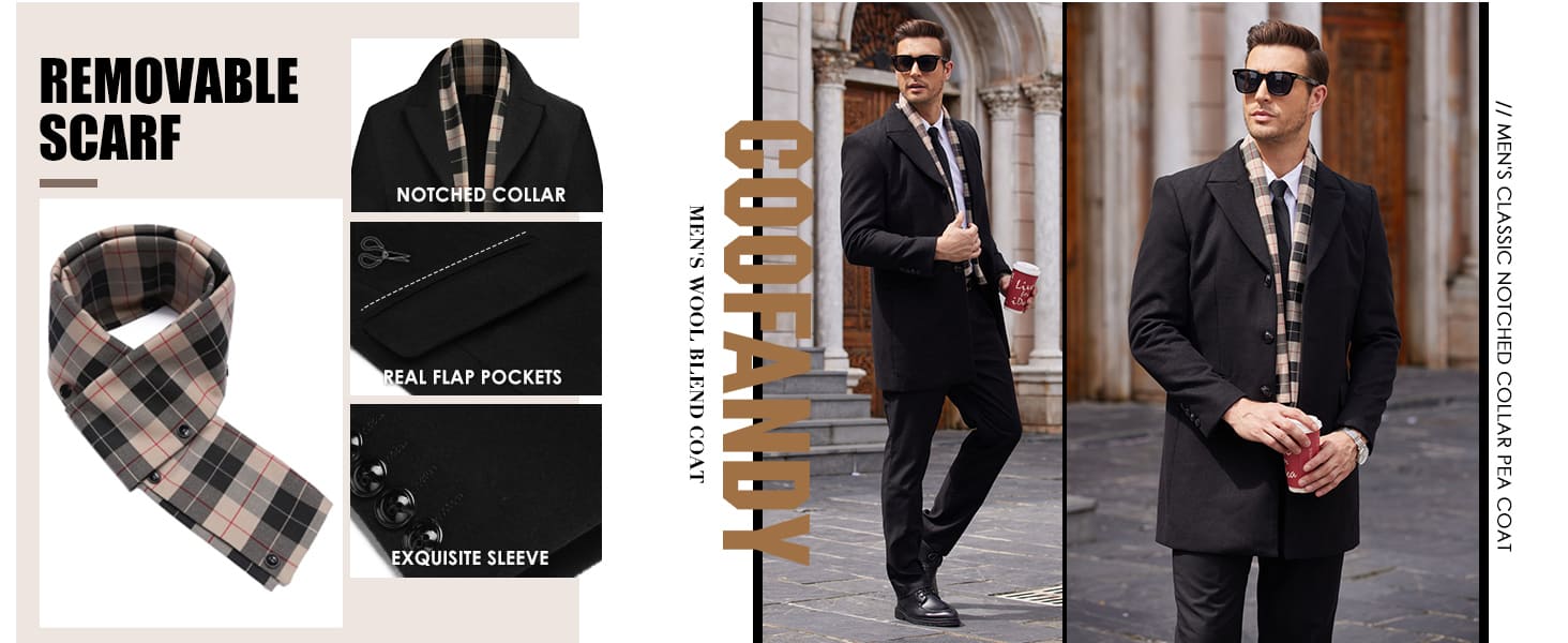 Single Breasted Pea Coat