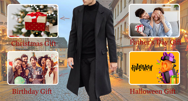 mens gift trench coat