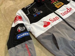 Unisex Adult F1 Racing Jacket, Benz Jacket ,Ebroidered Cotton Padded 