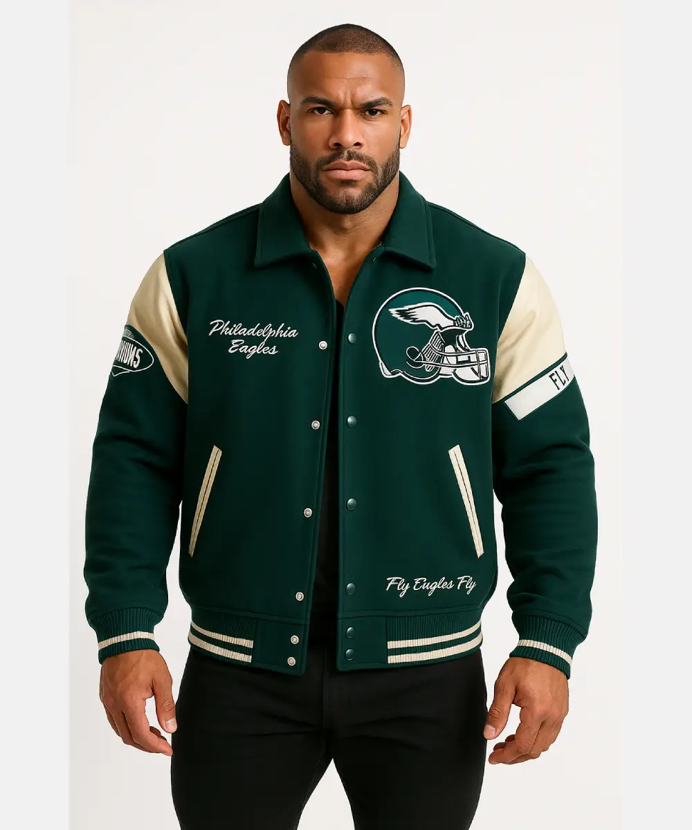 Abercrombie Eagles Varsity Jacket