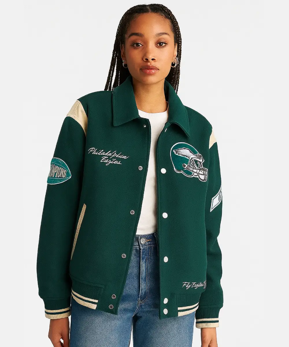 Abercrombie Eagles Varsity Jacket