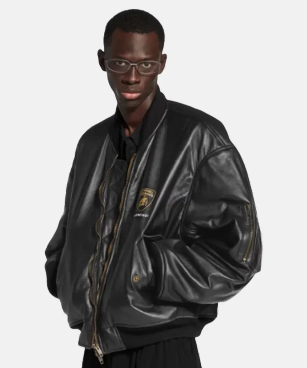 Balenciaga I Automobili Lamborghini Oversized Bomber Jacket