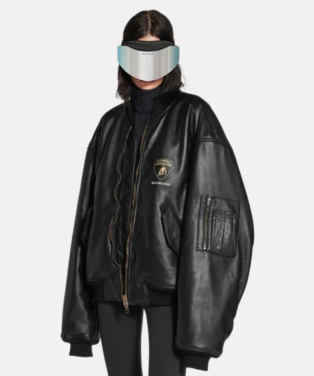 Balenciaga I Automobili Lamborghini Oversized Bomber Jacket