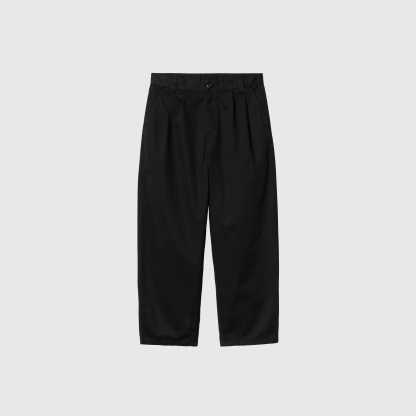 Carhartt WIP Merrick Pant - Black Stone Washed
