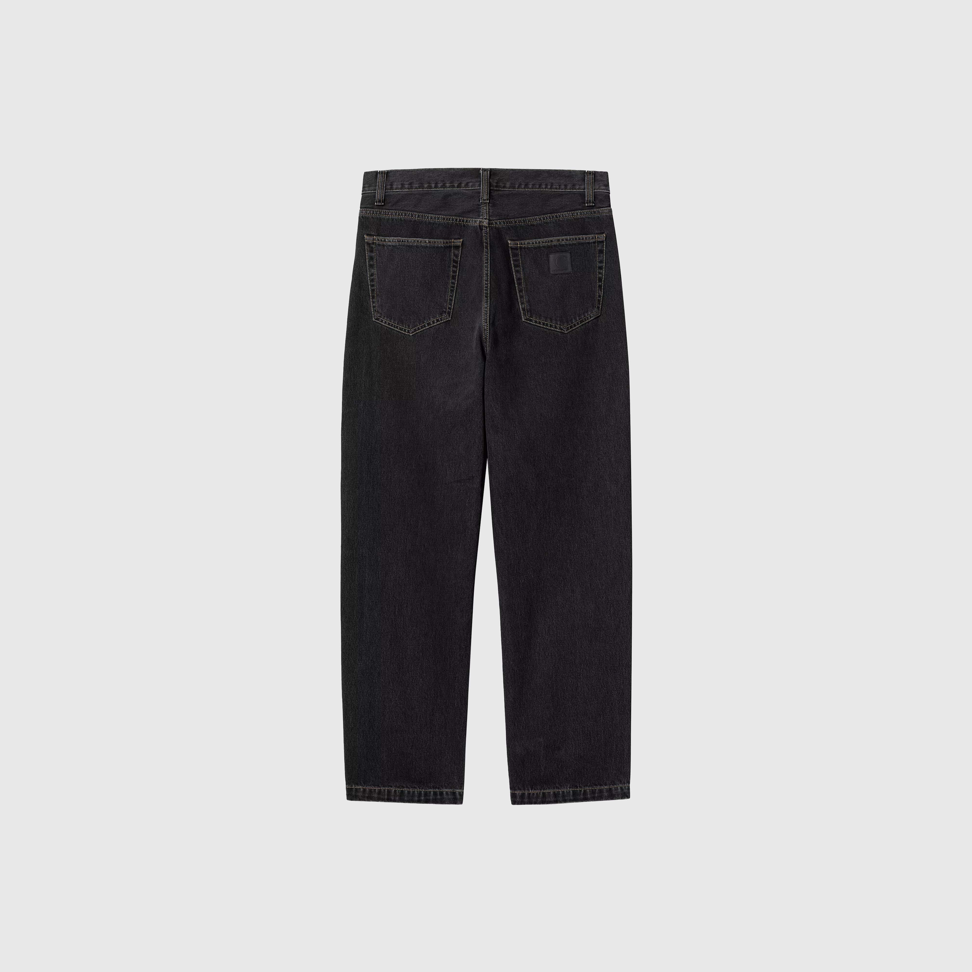 Carhartt WIP Aaron Pant - Black Stone Washed