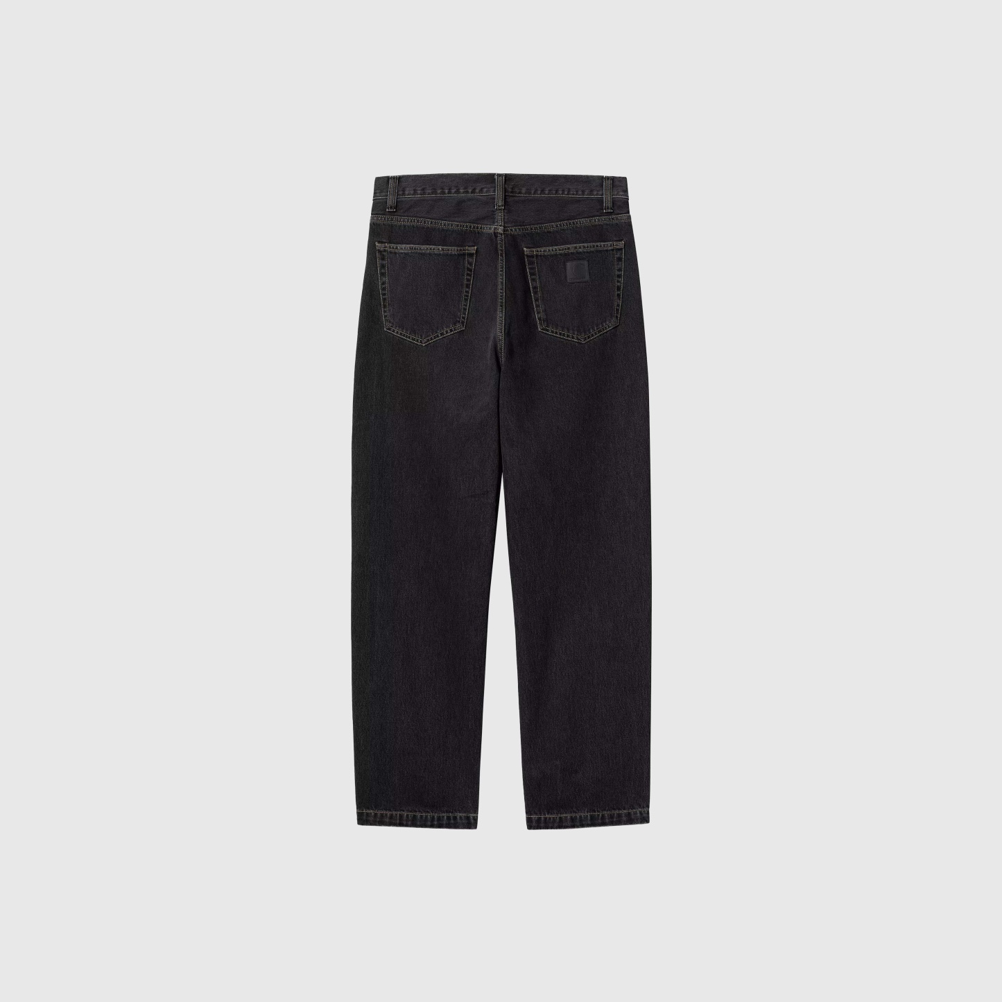 Carhartt WIP Aaron Pant - Black Stone Washed