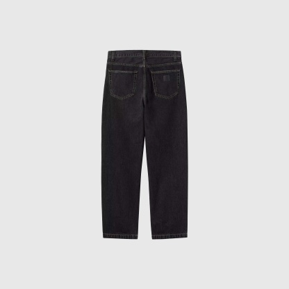Carhartt WIP Aaron Pant - Black Stone Washed
