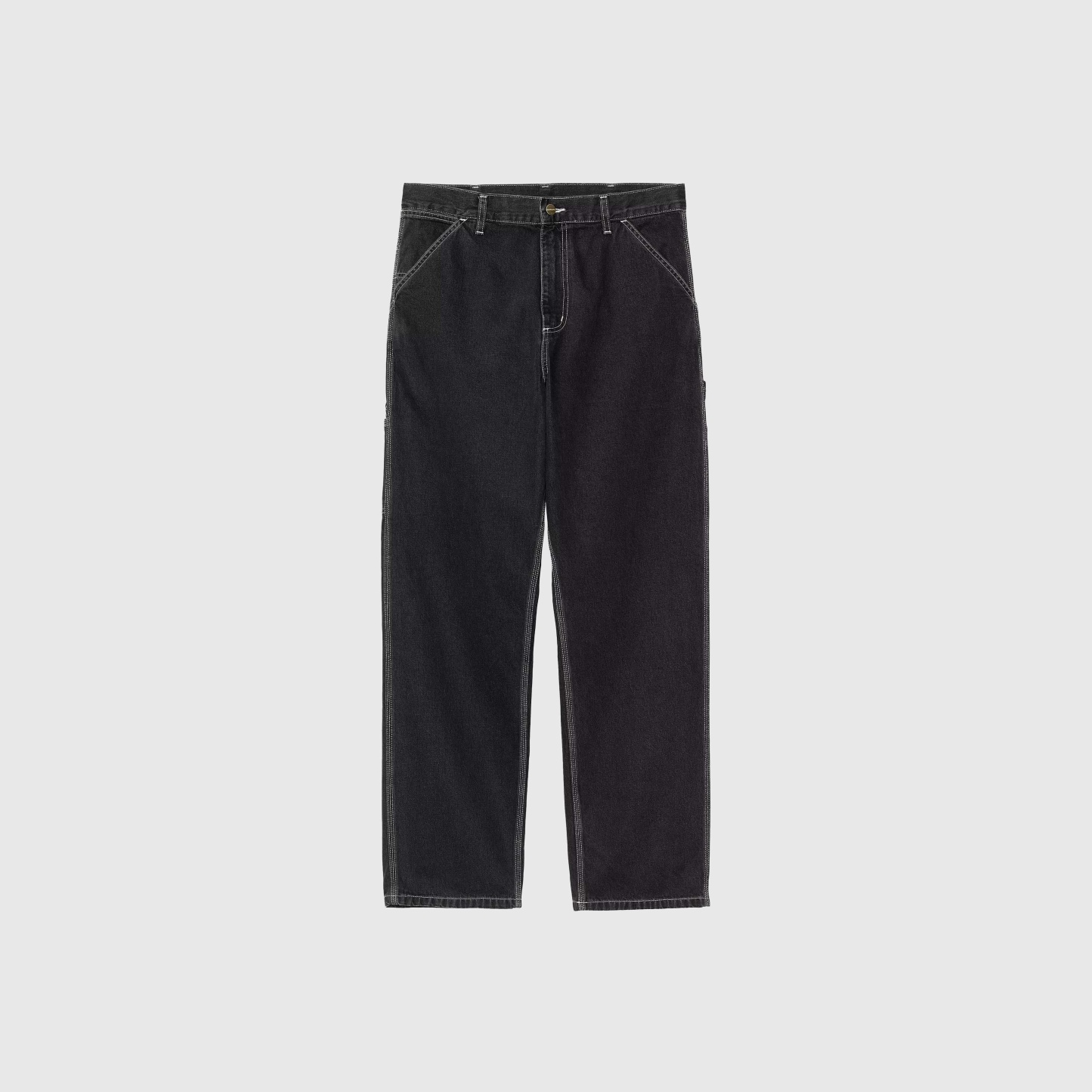 Carhartt WIP Single Knee Pant - Black Stone Washed