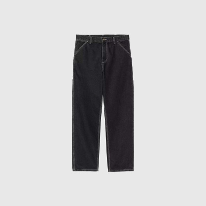 Carhartt WIP Single Knee Pant - Black Stone Washed
