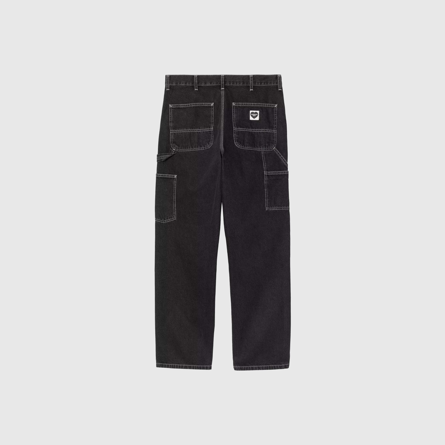 Carhartt WIP Single Knee Pant - Black Stone Washed