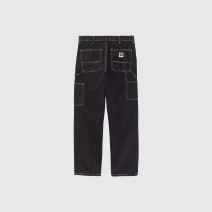 Carhartt WIP Single Knee Pant - Black Stone Washed