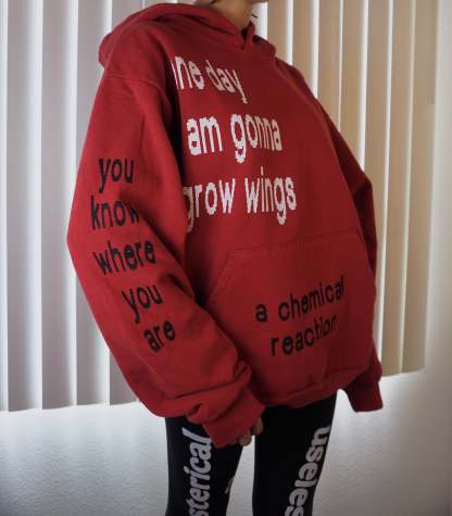 Let down hoodie