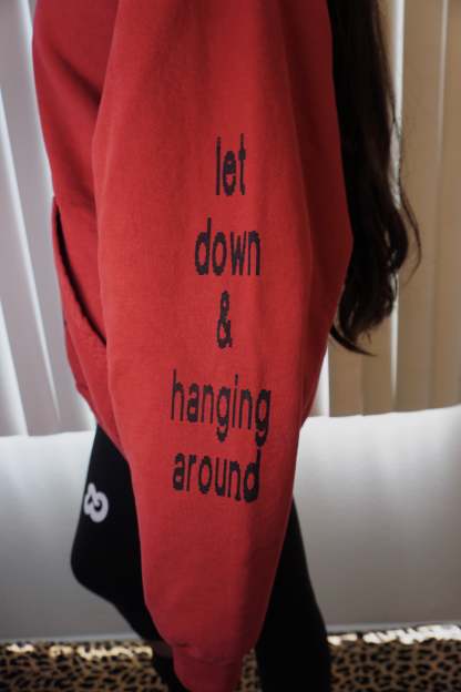 Let down hoodie