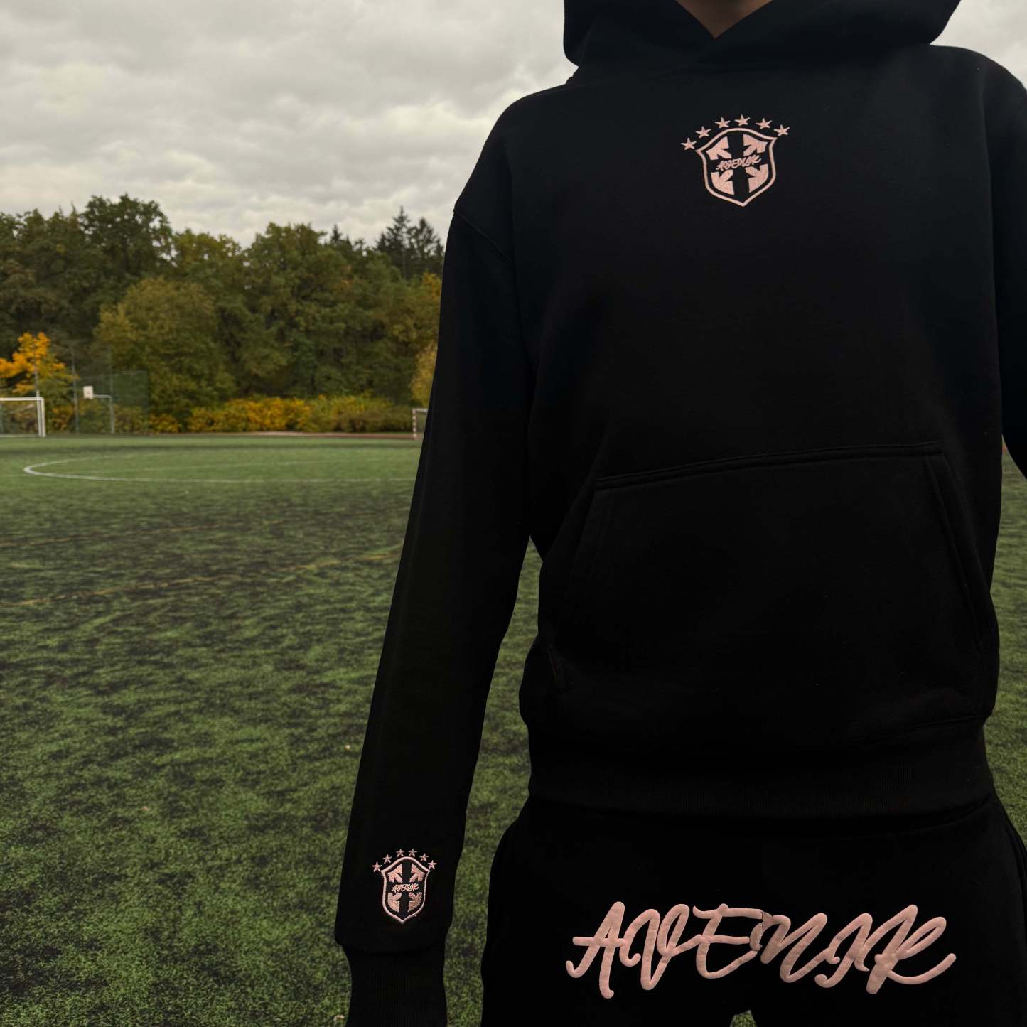 Hoodie Midnight Rosa