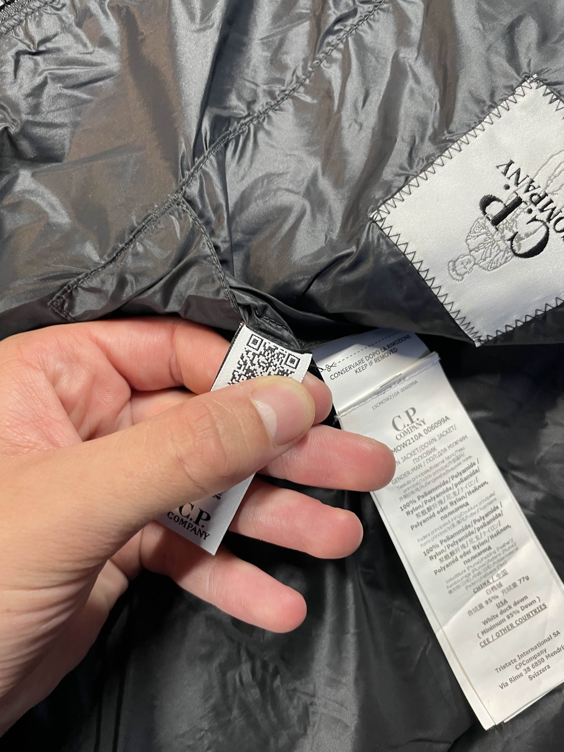 abrigo plumifero cp company