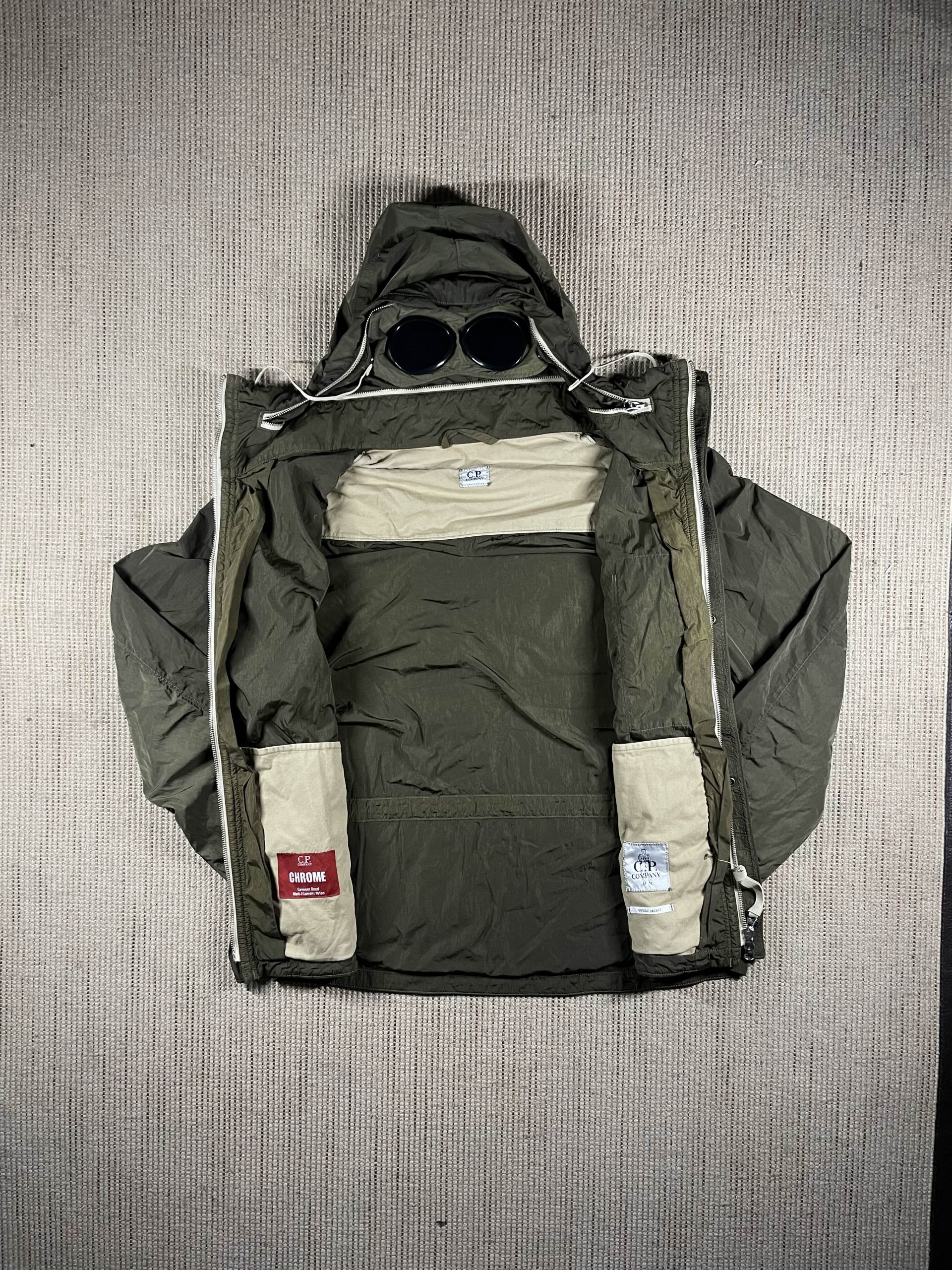 chrome google jacket cp company