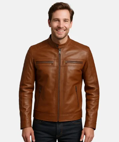 Men’s VantaRacer Premium Leather Jacket