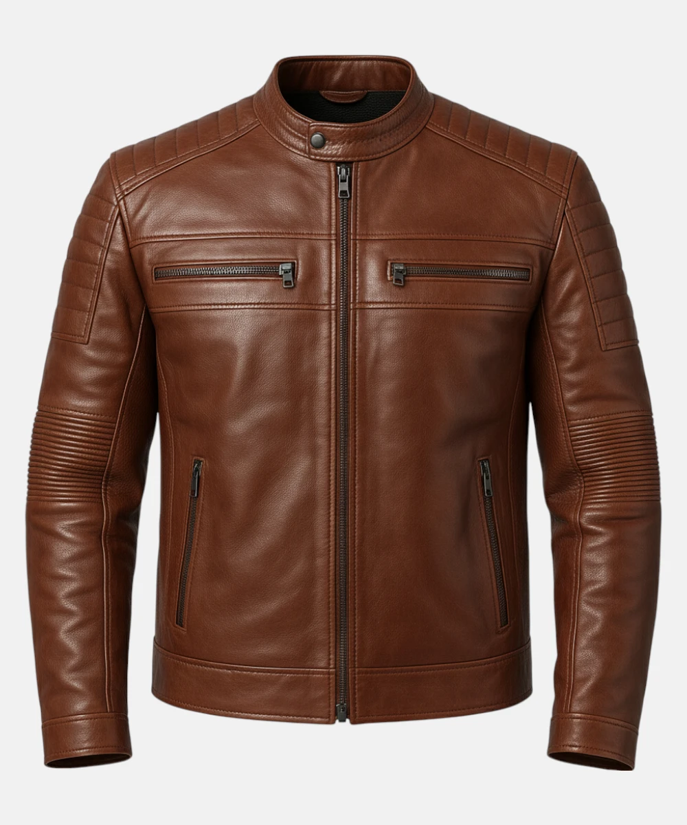 Men’s VantaRacer Premium Leather Jacket