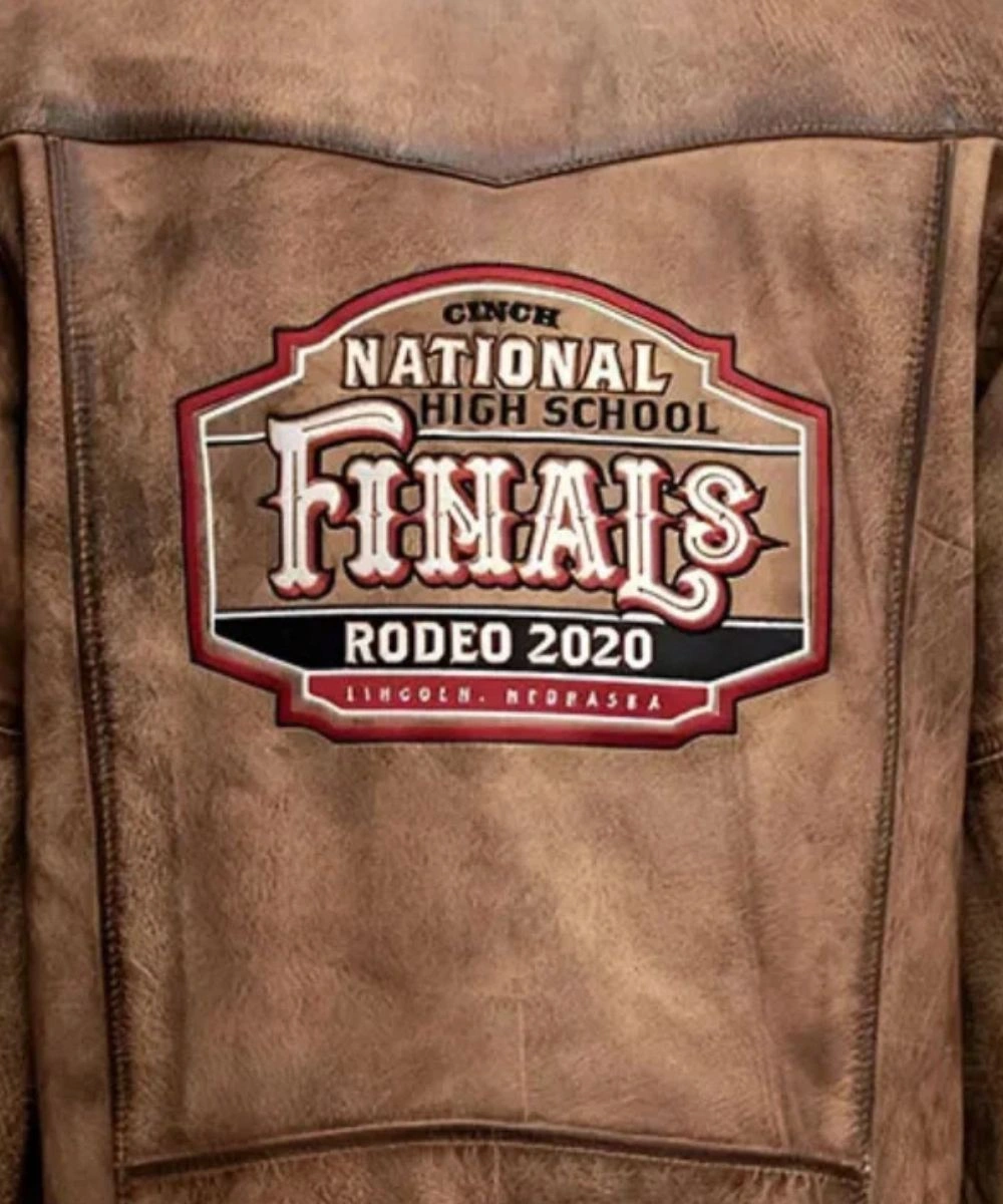 NHSFR 2025 Contestant Brown Leather Jacket