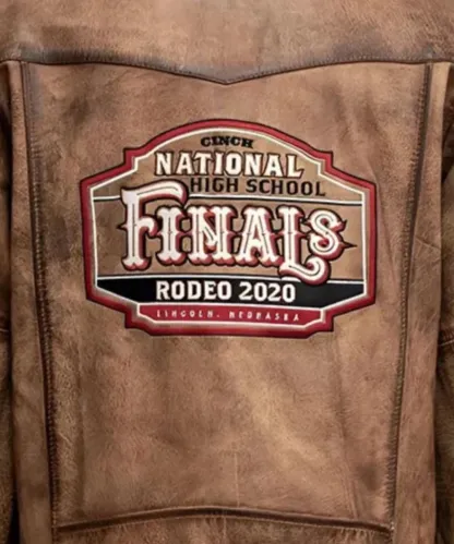 NHSFR 2025 Contestant Brown Leather Jacket