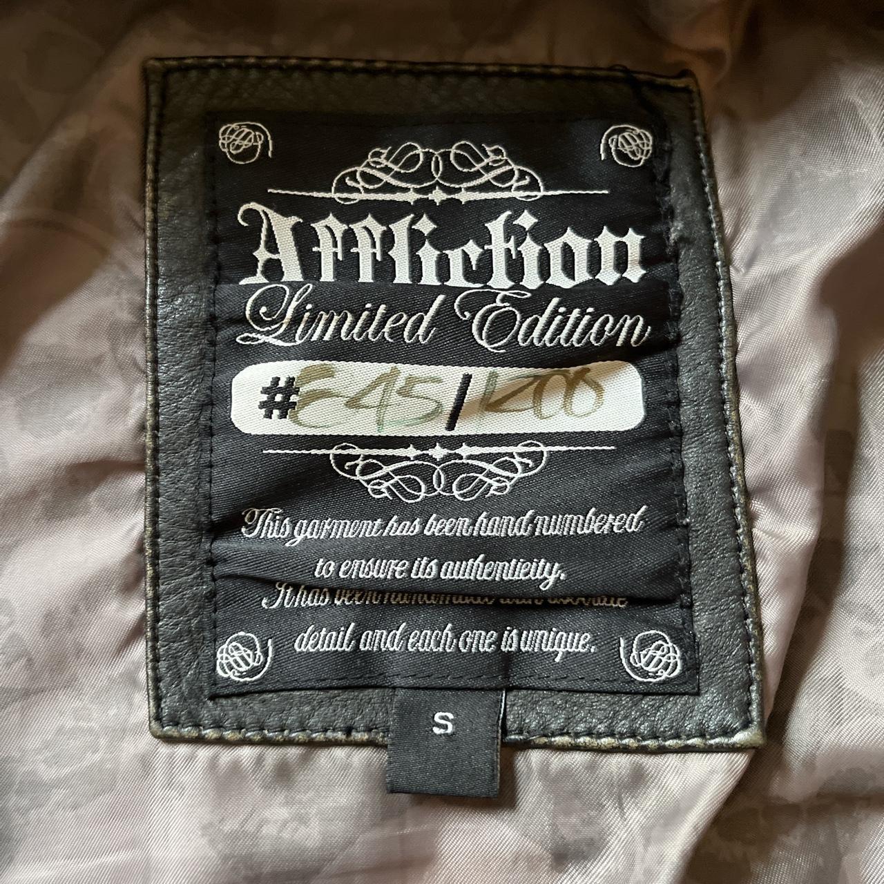 Black Double Eagle Y2K Leather Jacket