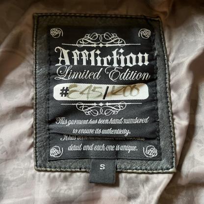 Black Double Eagle Y2K Leather Jacket