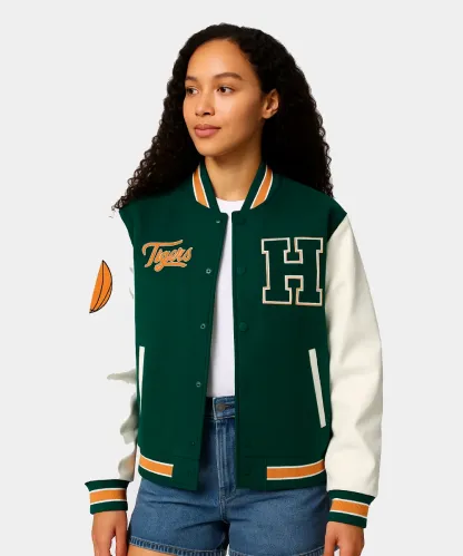 Stranger Things Hawkins Tigers Varsity Jacket