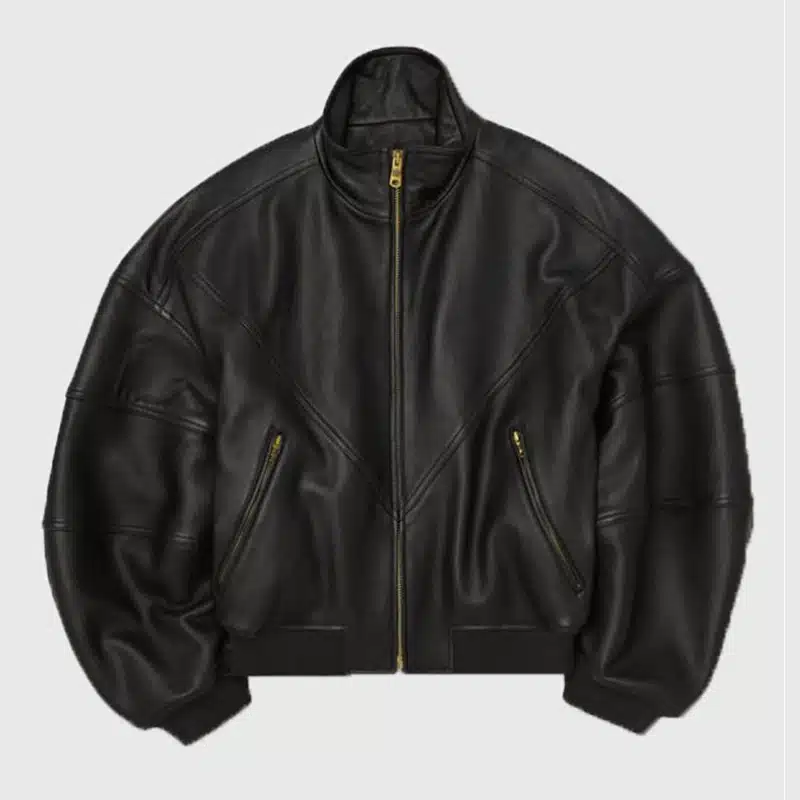 Willy Chavarria Ruff Rider Leather Jacket