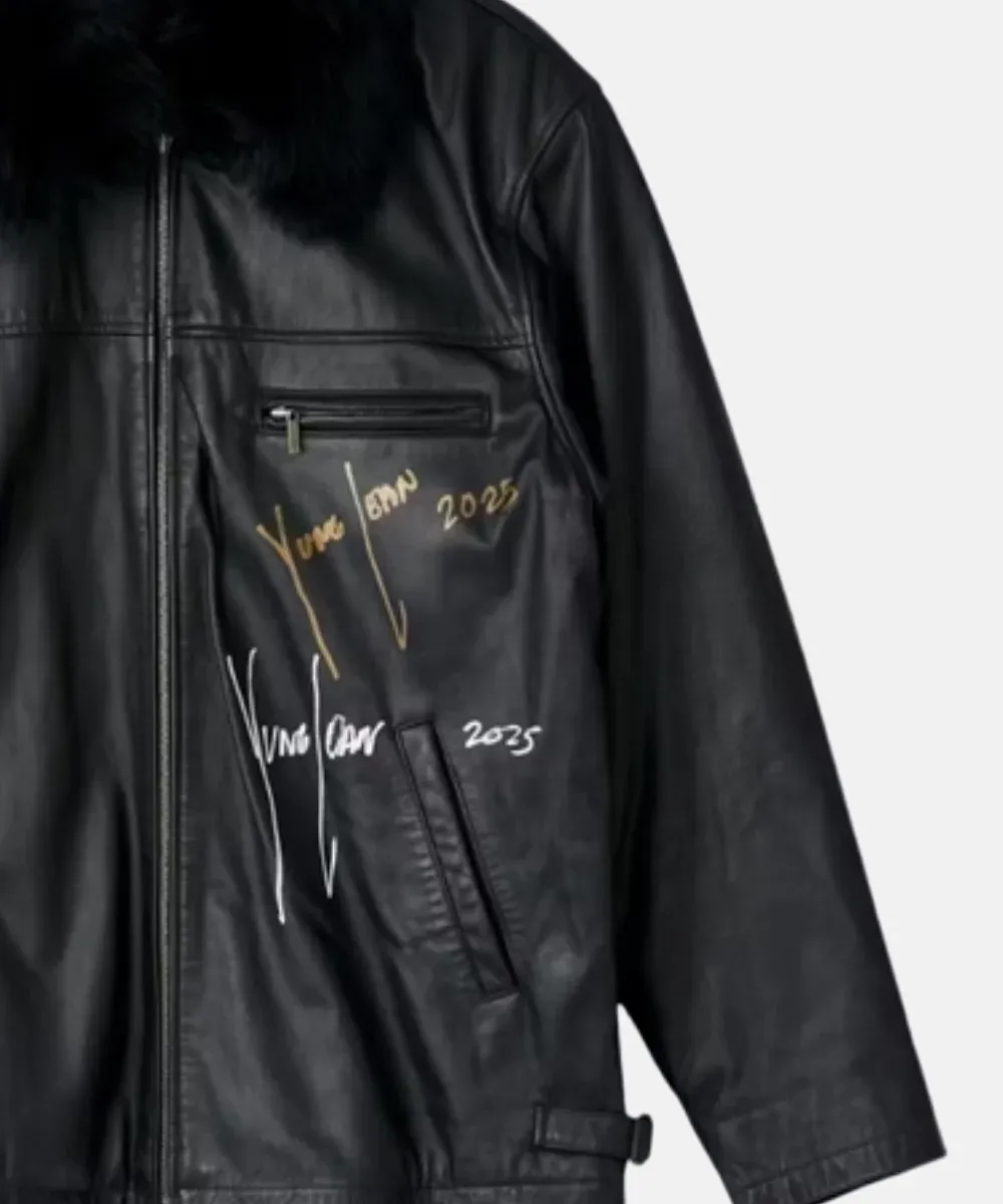 World Affairs Yung Lean Leather Jacket