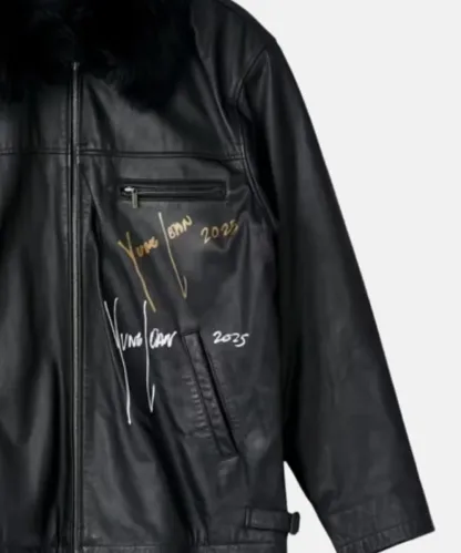 World Affairs Yung Lean Leather Jacket