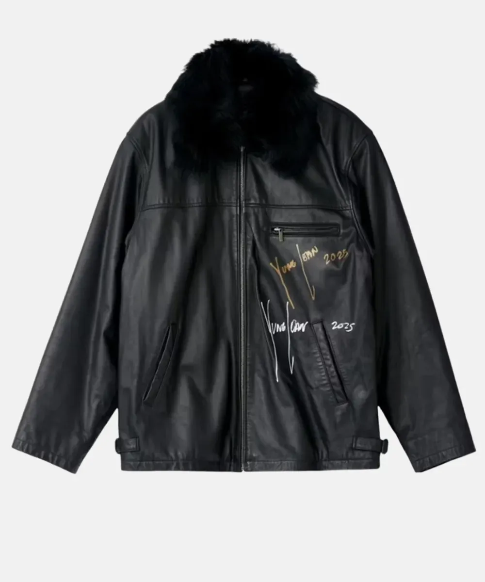 World Affairs Yung Lean Leather Jacket